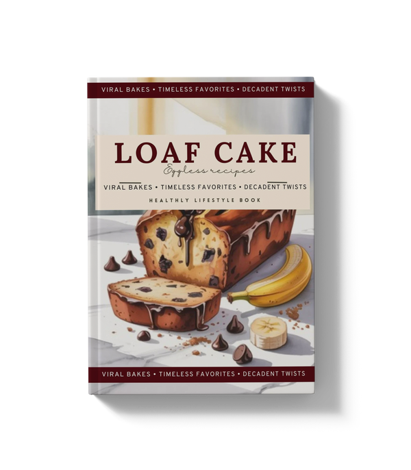 50+ Eggless Loaf Cake, Blondies, Bar Book Digital