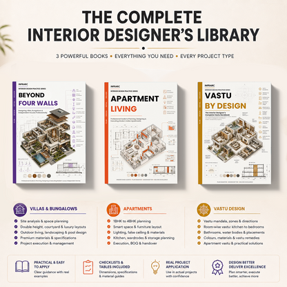 3 Books Set for Interior Designers