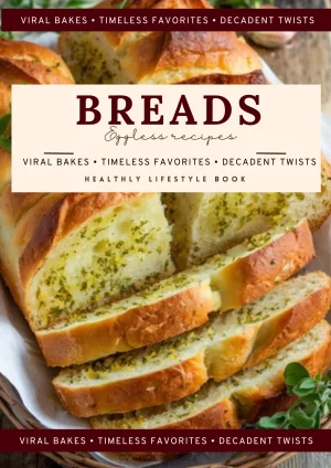 50+ Eggless Bread Recipe Book Digital